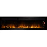 Chemin'arte cheminée électrique encastrable elysée 3xl 152 cm effet flammes led, chauffage programmable, ... Chemin'arte cheminée électrique encastrable elysée 3xl 152 cm effet flammes led, chauffage programmable, ...
