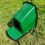 Chemin des poulaillers - pondoir poule en plastique 1 nichoir avec pieds - gaun