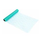 Chemin de table jetable 'effet maille' 30cmx5m menthe Chemin de table jetable 'effet maille' 30cmx5m menthe