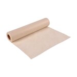 Chemin de table jetable 'effet tissu' 30cmx7m taupe