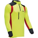 Chemise fonctionnelle pss x - treme skin manches longues, jaune / rouge taille xl