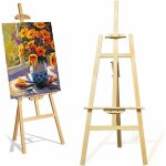 Dayplus - chevalet d'atelier chevalet sur pied chevalet de table en bois chevalet en bois 1. 5m