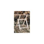 Ribimex - chevalet en bois 2 branches 68x40cm cha�ne blocage