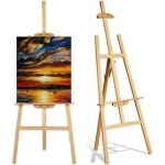 Chevalet en bois d'artiste portable de 1, 5 m�tre - convient pour la peinture, les mariages, les expositions ...