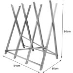 Sifree - chevalet � b�ches, chevalet de sciage, chevalet de tron�onnage pliable - 4 supports de train ...