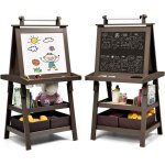 Costway - chevalet pour enfants 3 en 1 tableau de dessin magnétique double faces (tableau blanc + tableau ... Costway - chevalet pour enfants 3 en 1 tableau de dessin magnétique double faces (tableau blanc + tableau ...