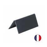 Chevalet de table en pvc noir de dimensions 10 x 5 cm - lot de 5
