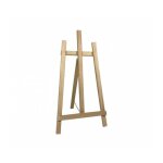 Chevalet tr�pied en bois brut de dimensions 90 x 49 cm pour ardoise