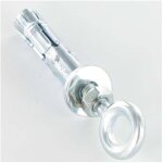 Cheville ancrage avec piton m6 10x40 acier zingu� - 5 pi�ces