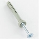 Vis express - cheville frapper tte fraise tf 5x40 + vis 3. 5x45 - 10 pices