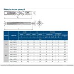 Chevilles longue universelle nylon t�te frais�e 10x80 bo�te de 50 - rawl - r - ff1 - n - 10l080