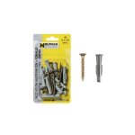 Cheville multi - action + vis mu 8x50 mm. (10 morceaux)