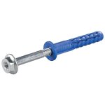 Rawl - cheville de cadre ffs - polyamide, zone d'expansion courte, avec collier 10x100 mm, vis � t�te ...