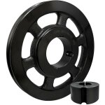 Poulie courroie spa 1 gorge dp 200mm arbre 19mm moyeu 2012