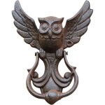 Chouette porte heurtoir, heurtoir de porte en fonte vintage poign�e de porte, motif chouette heurtoir ...