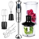 Chowmei mixeur plongeant 1200 w, mixeur plongeur avec 8 niveaux de vitesse en acier inoxydable, mixeur ... Chowmei mixeur plongeant 1200 w, mixeur plongeur avec 8 niveaux de vitesse en acier inoxydable, mixeur ...
