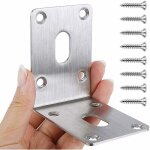 Choyclit lot de 4 �querres d'angle en acier inoxydable 304 - 70 x 70 x 50 mm - �querres pour charges ...