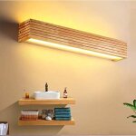 Choyclit - applique murale led appliques luminaire int�rieur bois lampe de mur lumi�re chaude lampe pour ...