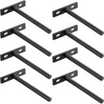 Equerre etagere murale fixation flottante invisible, support etagere murale en métal, tablette flottante ... Equerre etagere murale fixation flottante invisible, support etagere murale en métal, tablette flottante ...