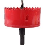 Cie cloche bi - m�tal 95mm, scie tr�pan pour fer, aluminium, bois, cloison s�che, tuyau, plastique, panneau ...