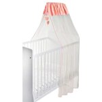 Ciel de lit lapinou noir 150x270 cm