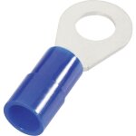 Cimco - 180038 cosse  oeillet section max. =2. 50 mm  du trou=6. 5 mm partiellement isol bleu 1 pc(s) ...