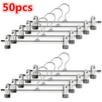 Cintre en m�tal, cintres en acier enoxydable, 50 pi�ces, adapt� aux m�nages, tailles g�n�rales telles ...