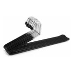 Cintres de pantalon  bout ouvert, cintres de pantalon antidrapants cintres de jeans antirouille, organisateu ...
