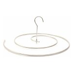 Cintre spirale  drap & couverture  220cm argent