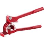 Cintreuse  180 degrs pour cuivre aluminium et acier inoxydable fin 1 / 4 5 / 16 et 3 / 8' rouge