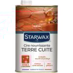 Cire nourrissante (patine  l'ancienne) pour tomettes et terres cuites teinte incolore 1l starwax