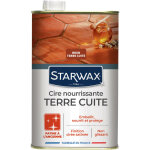 Cire nourrissante pour tomettes et terres cuites brun 1l starwax