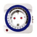 Programmateur 16a  encoches - prise f - superplant