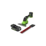 Greenworks - cisaille  gazon et buisson 2 - en - 1 24v batterie 2, 0ah - chargeur - g24shtk2