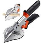 Cisaille onglet d'angle, ciseaux multi - usages, convient pour les manchons de fils en pvc, les plinthes, ...
