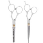 Ciseaux de coupe et d'effilage professionnels pour coiffure et salon