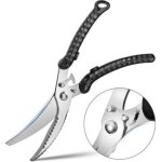 Ciseaux de cuisine, ciseaux � volaille cisailles cuisine, ciseaux multi - usages avec fonction d'�cailles ...