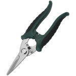 Ciseaux d'�lectricien en acier inoxydable, s�cateur de jardin, ciseaux � t�le fine � t�te droite pour ...