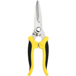 Ciseaux d'�lectricien en acier inoxydable, s�cateur de jardin, ciseaux � t�le fine � t�te droite pour ...