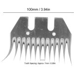 Ciseaux � moutons lame incurv�e 13 dents tondeuse � laine peigne coupe - bordure kit d'accessoires