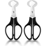 Ciseaux � oeufs de caille, ciseaux � ?ufs en acier inoxydable, coupe - coquille d'oeuf caille, ouvreur ...