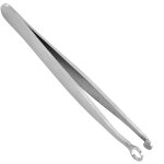 Ciseaux � poils de nez universels ciseaux en acier inoxydable � bout rond pour couper et entretenir les ...