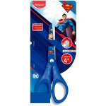 Ciseaux pulse superman 13cm - anneaux ergonomiques - dcoupe haute qualit - ciseaux enfants bouts ronds, ...