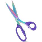 Ciseaux � tissu, ciseaux de tailleur en acier inoxydable rev�tu de titane tr�s r�sistant, ciseaux de ...