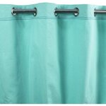 Thedecofactory - city - rideau en toile de coton bleu 140x250