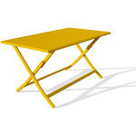 Citygarden - marius - table de jardin pliante en aluminium - city garden