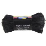 Clairefontaine raphia naturel noir bobine 50 g 150 cm