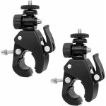 Clamp pour cameras 2 pi�ces adaptateur multifonctionnel double boule avec pince inf�rieure et vis standard ...
