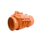Airfit - clapet anti - retour 50125rk dn 125, avec fermeture manuelle supplmentaire, orange