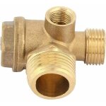 Clapet anti - retour de compresseur d'air, compresseur d'air en laiton � 3 ports clapet anti - retour ...